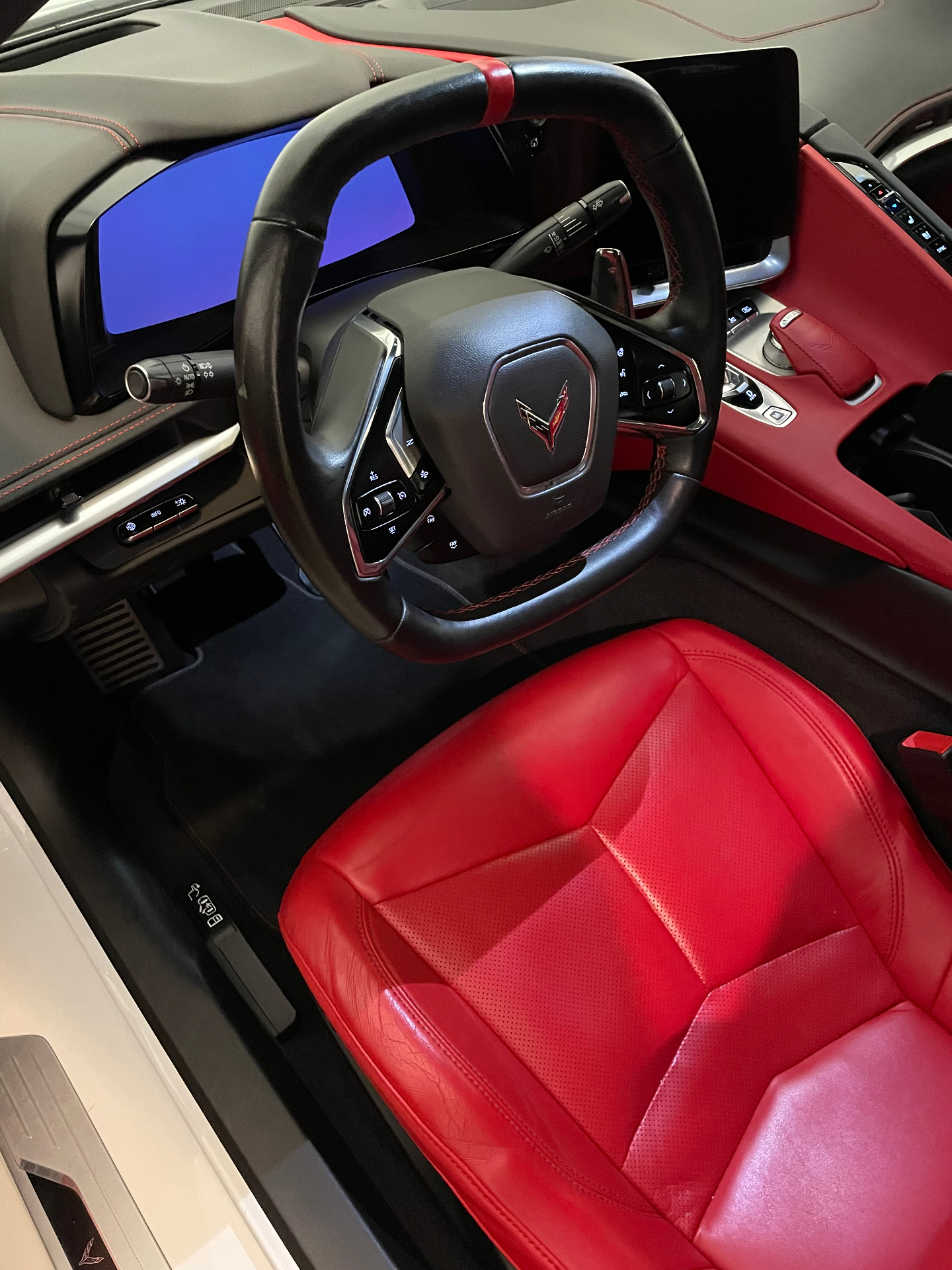 Detailed Corvette interior